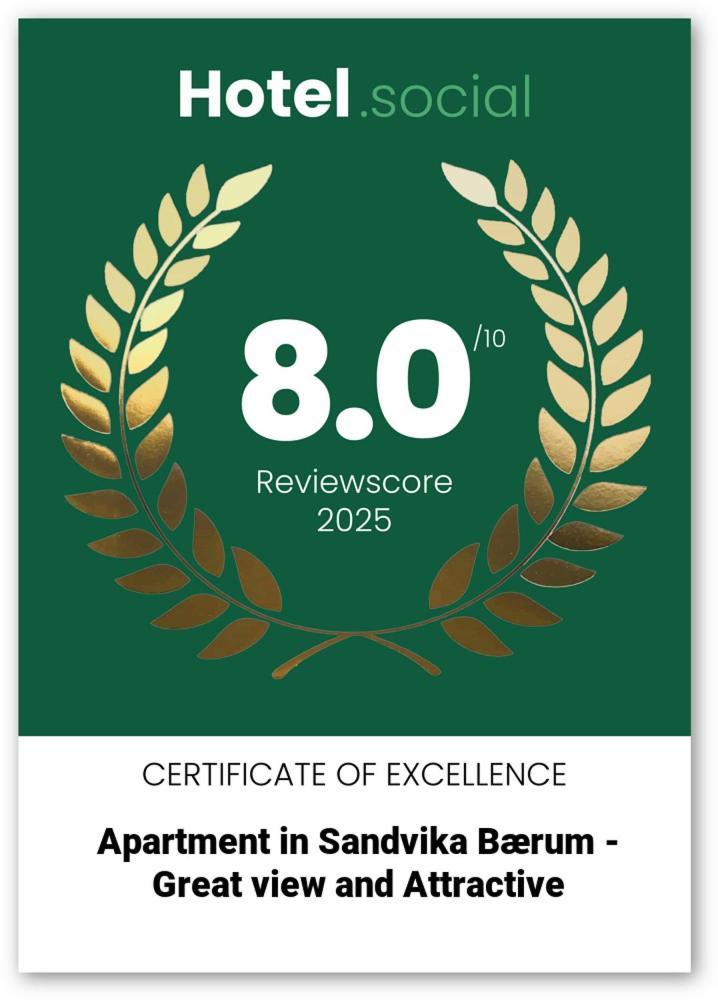 Jeci Apartment Sandvika Baerum - Great View And Attractive Экстерьер фото